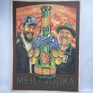 Jason Momoa Meili Vodka Most Awarded Vodka of the Year Promotional Poster 24x18